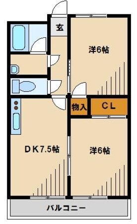 双美館の物件間取画像